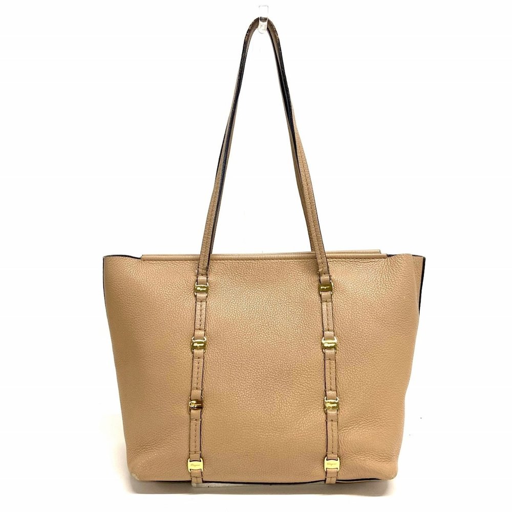 Salvatore Ferragamo Vara Shoulder Bag Beige